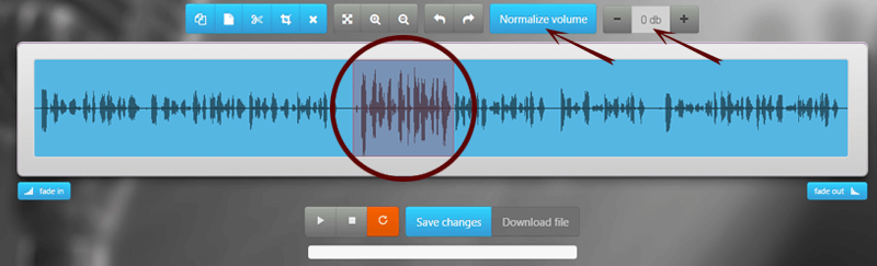 How to edit music or songs with our free online audio cutter?