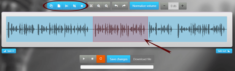 How to edit music or songs with our free online audio cutter?